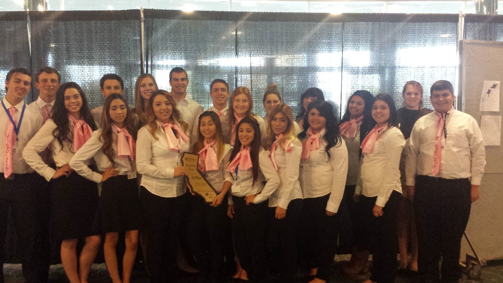 iScream, an ice cream retailer and catering firm from Dos Palos High School, earned the Most Creative Booth award